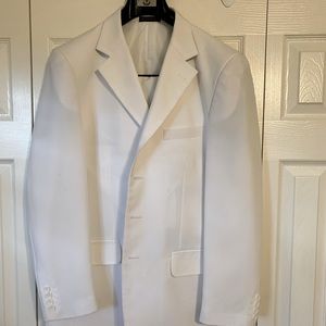 Mens white dress suit